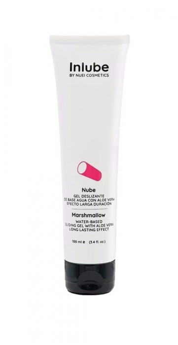 Лубрикант на водной основе Nuei Inlube с алоэ вера и ароматом маршмеллоу -100 мл. - Nuei cosmetics - купить с доставкой в Воронеже