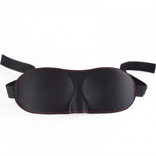 Черная маска на липучке «Комфорт» - Sitabella - купить с доставкой в Воронеже