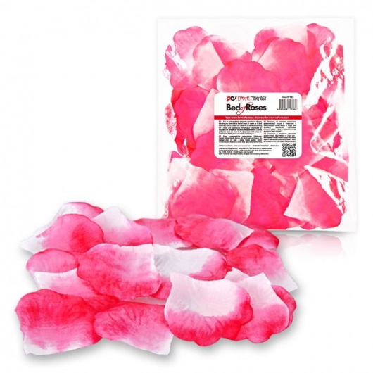 Бело-розовые лепестки роз Bed of Roses -  - Магазин феромонов в Воронеже