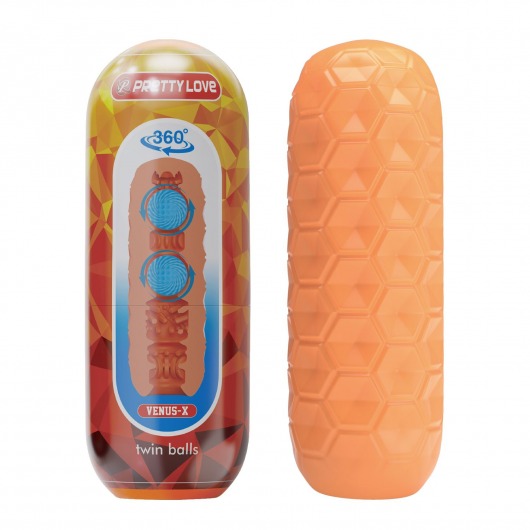 Оранжевый мастурбатор Venus-X - Baile - в Воронеже купить с доставкой