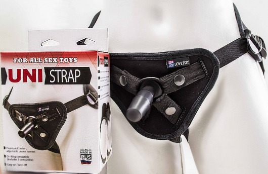 Универсальные трусики Harness UNI strap с корсетом - LOVETOY (А-Полимер) - купить с доставкой в Воронеже