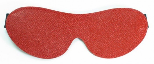 Красная кожаная маска на глаза - БДСМ Арсенал - купить с доставкой в Воронеже