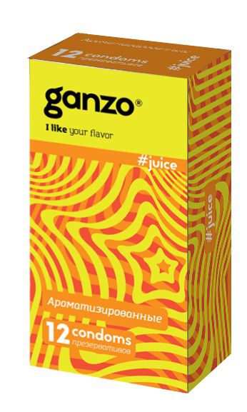 Ароматизированные презервативы Ganzo Juice - 12 шт. - Ganzo - купить с доставкой в Воронеже