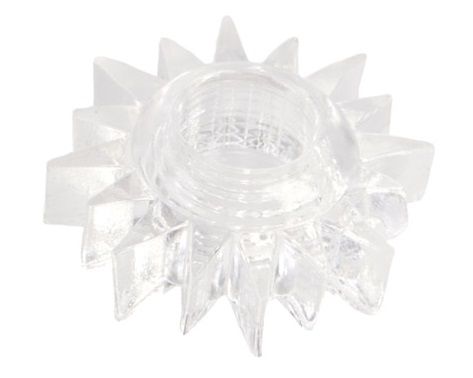 Прозрачное гелевое эрекционное кольцо-солнце - Toyfa Basic - в Воронеже купить с доставкой