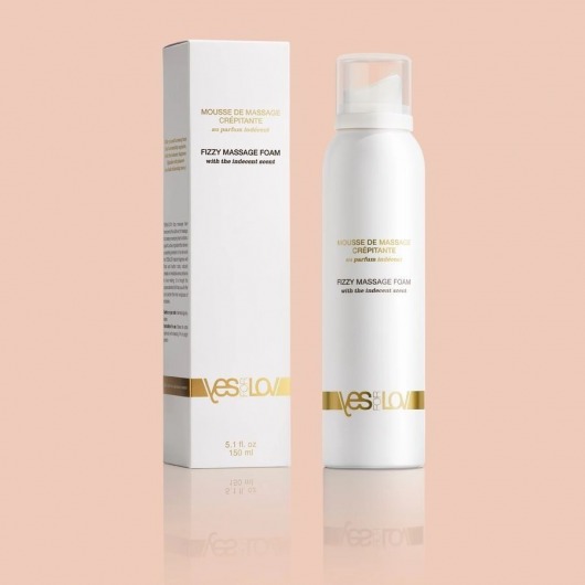 Массажная пена Fizzy Massage Foam - 150 мл. - YESforLOV - купить с доставкой в Воронеже