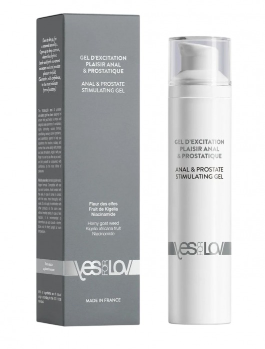Стимулирующий анальный гель Anal   Prostate Stimulating Gel - 50 мл. - YESforLOV - купить с доставкой в Воронеже