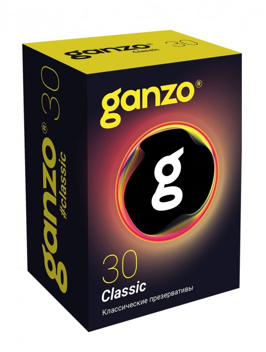 Классические презервативы с обильной смазкой Ganzo Classic - 30 шт. - Ganzo - купить с доставкой в Воронеже