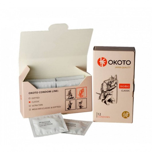 Презервативы OKOTO Classic - 12 шт. - Sitabella - купить с доставкой в Воронеже