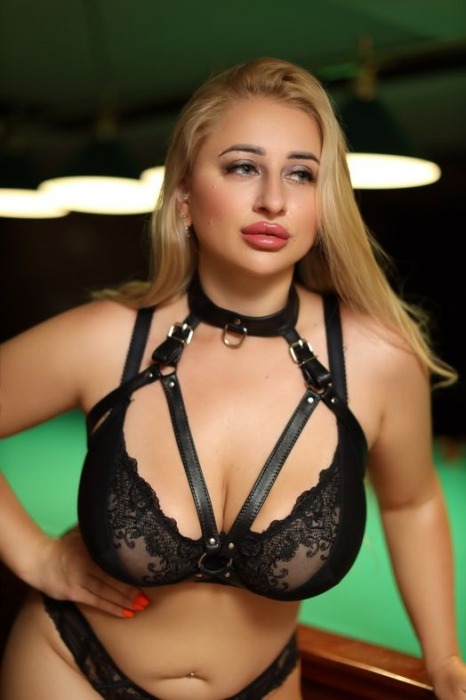 Черная кожаная сбруя с ошейником plus size из нежной кожи - БДСМ Арсенал - купить с доставкой в Воронеже