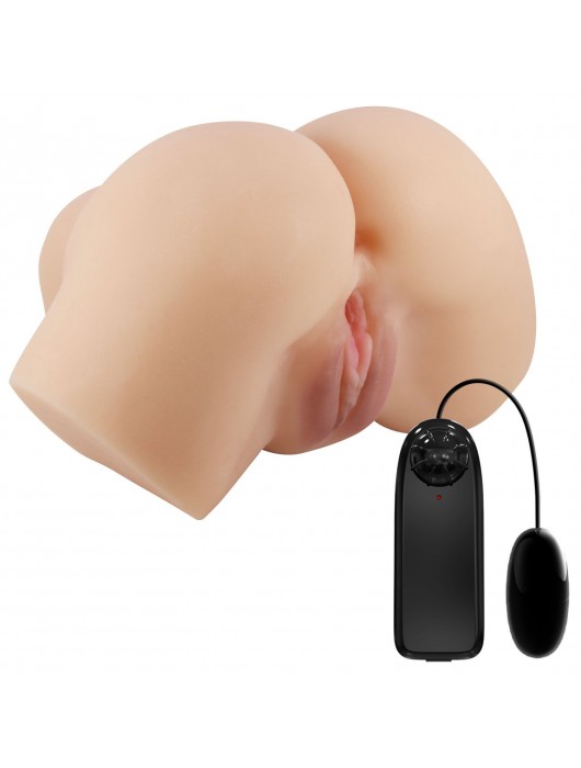 Телесный мастурбатор-полуторс Hailey с вибрацией - Baile - в Воронеже купить с доставкой