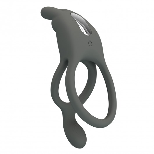 Серое эрекционное виброкольцо Dwayne - Baile - в Воронеже купить с доставкой