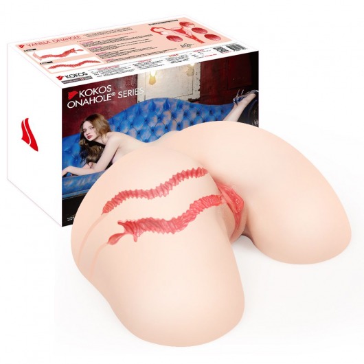 Мастурбатор-полуторс с двойным слоем материала Vanilla Onahole - KOKOS - в Воронеже купить с доставкой