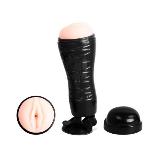 Мастурбатор-вагина Flora с присоской в основании - Baile - в Воронеже купить с доставкой