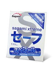 Презерватив Sagami Xtreme Ultrasafe с двойным количеством смазки - 1 шт. - Sagami - купить с доставкой в Воронеже