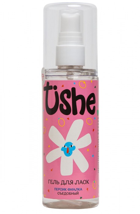 Съедобный лубрикант на водной основе Tishe с ароматом персика и фиалки - 125 мл. - Tishe - купить с доставкой в Воронеже