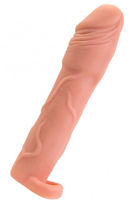 Телесная удлиняющая насадка с подхватом - 19 см. - ToyFa - в Воронеже купить с доставкой