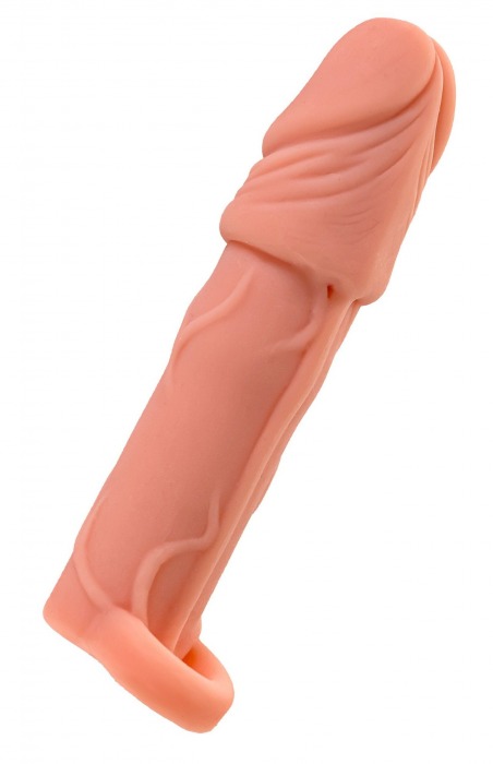 Телесная удлиняющая насадка с подхватом - 16 см. - ToyFa - в Воронеже купить с доставкой