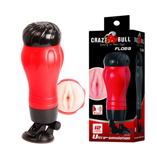 Мастурбатор-вагина  в тубе FLORA с вибрацией - Baile - в Воронеже купить с доставкой