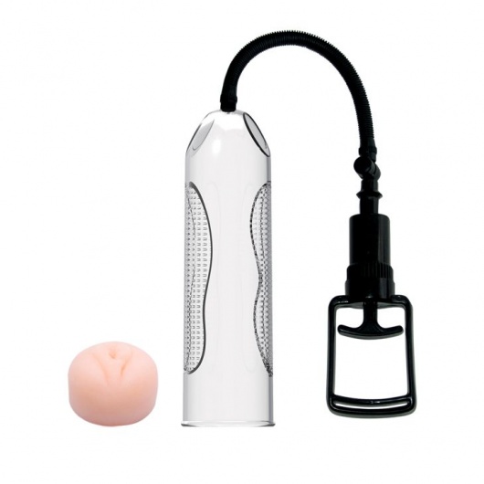 Помпа мужская со вставкой в виде вагины - 25 см. - Baile - в Воронеже купить с доставкой