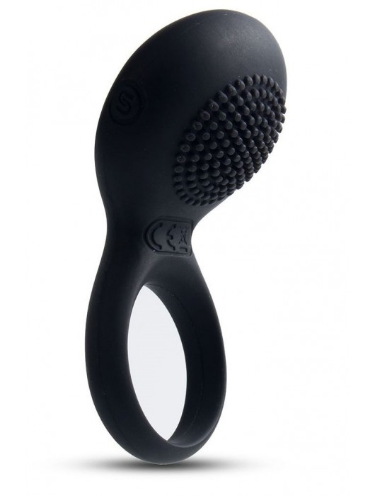 Чёрное перезаряжаемое эрекционное виброкольцо Tyler - Svakom - в Воронеже купить с доставкой