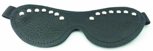 Черная маска с декором - БДСМ Арсенал - купить с доставкой в Воронеже