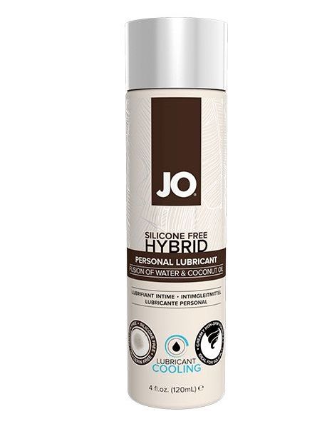 Водно-масляный лубрикант с охлаждающим эффектом JO Silicon free Hybrid Lubricant COOLING - 120 мл. - System JO - купить с доставкой в Воронеже