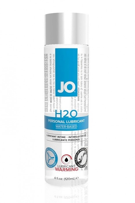 Возбуждающий лубрикант на водной основе JO Personal Lubricant H2O Warming - 120 мл. - System JO - купить с доставкой в Воронеже