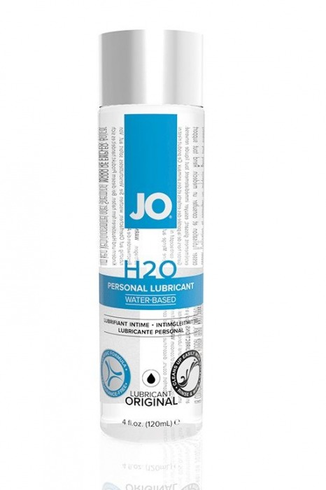 Нейтральный лубрикант на водной основе JO Personal Lubricant H2O - 120 мл. - System JO - купить с доставкой в Воронеже
