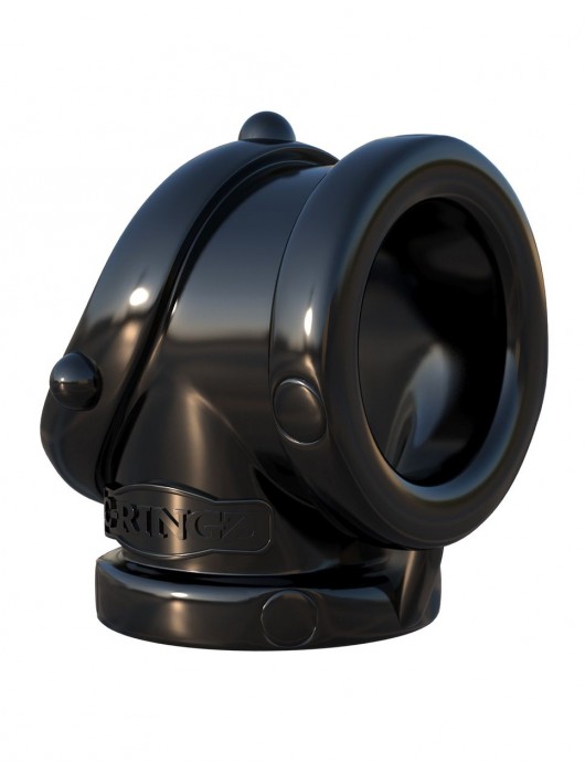 Черное эрекционное кольцо Rock Hard Cock Pipe - Pipedream - в Воронеже купить с доставкой