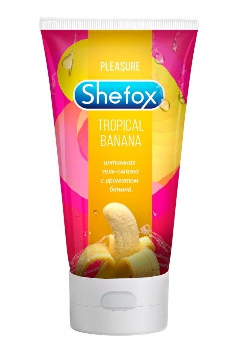 Интимная гель-смазка Shefox «Тропический банан» - 50 мл. - Shefox - купить с доставкой в Воронеже