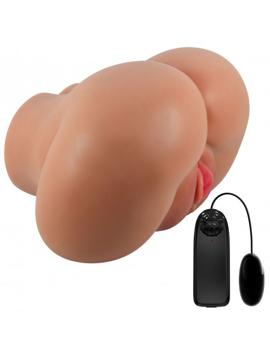 Карамельный мастурбатор-полуторс Luna с вибрацией - Baile - в Воронеже купить с доставкой