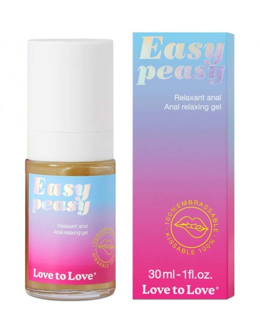 Анальный расслабляющий гель Easy Peasy - 30 мл. - Love to Love - купить с доставкой в Воронеже