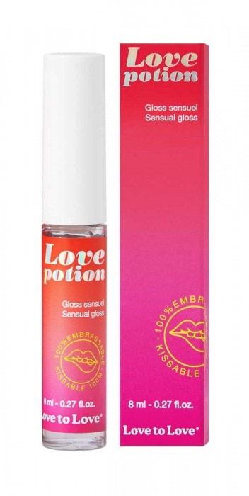 Возбуждающий блеск для губ Love Potion - 8 мл. - Love to Love - купить с доставкой в Воронеже