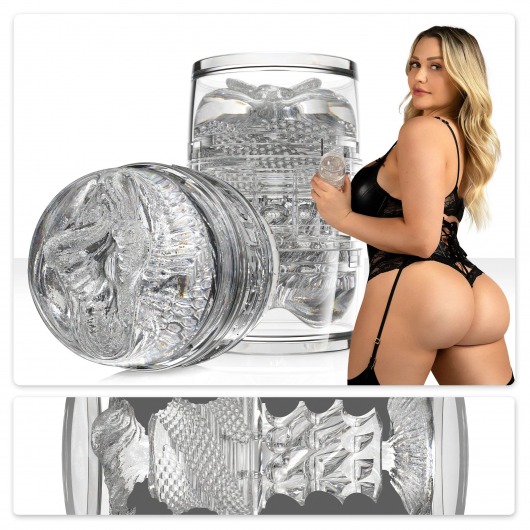 Прозрачный двусторонний мастурбатор Fleshlight Quickshot Mia Malkova - Fleshlight - в Воронеже купить с доставкой