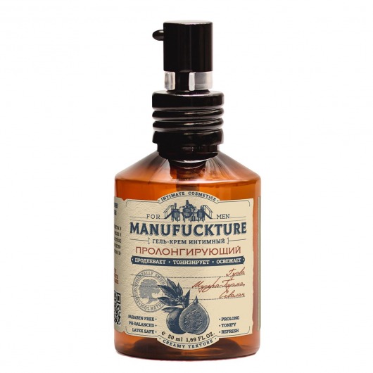 Интимный гель-крем для мужчин с пролонгирующим действием - 50 мл. - MANUFUCKTURE - купить с доставкой в Воронеже