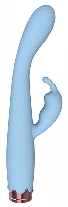 Голубой вибратор-кролик - 17,8 см. - Boys of Toys