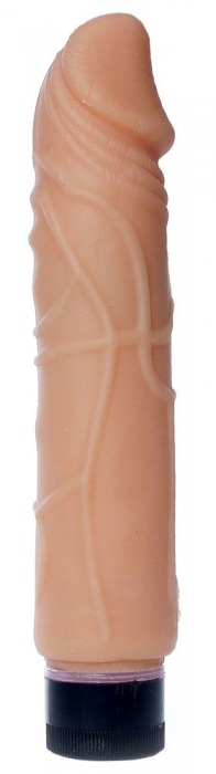 Телесный вибратор-реалистик Real Skin - 22 см. - Boys of Toys