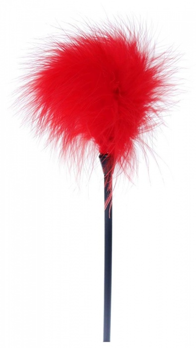 Красная пуховка для любовных игр - 28 см. - Boys of Toys - купить с доставкой в Воронеже