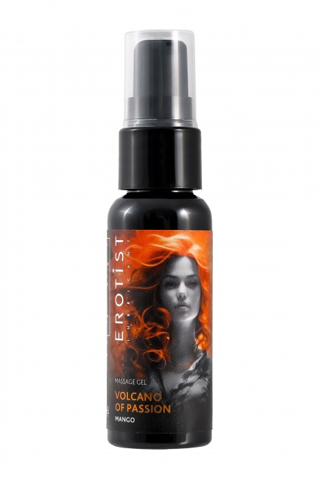 Гель с эффектом вибрации Volcano Of Passion со вкусом манго - 25 мл. - Erotist Lubricants - купить с доставкой в Воронеже