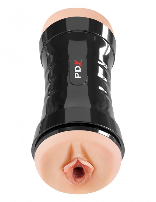 Двусторонний мастурбатор в колбе Super Flip-A-Pussy Over - Pipedream - в Воронеже купить с доставкой