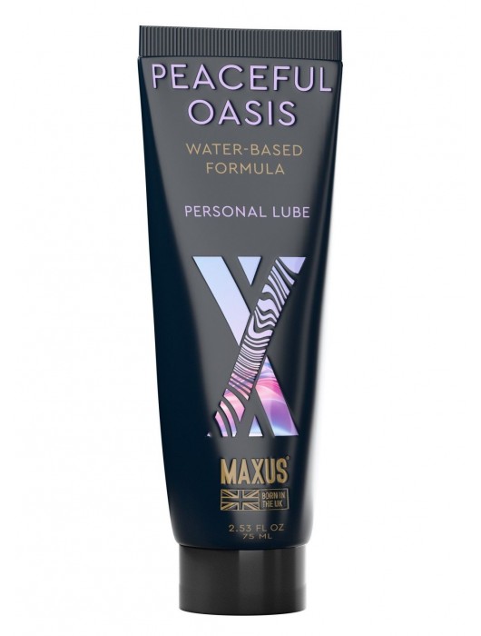Интимный гель на водной основе MAXUS Peaceful Oasis - 75 мл. - Maxus - купить с доставкой в Воронеже