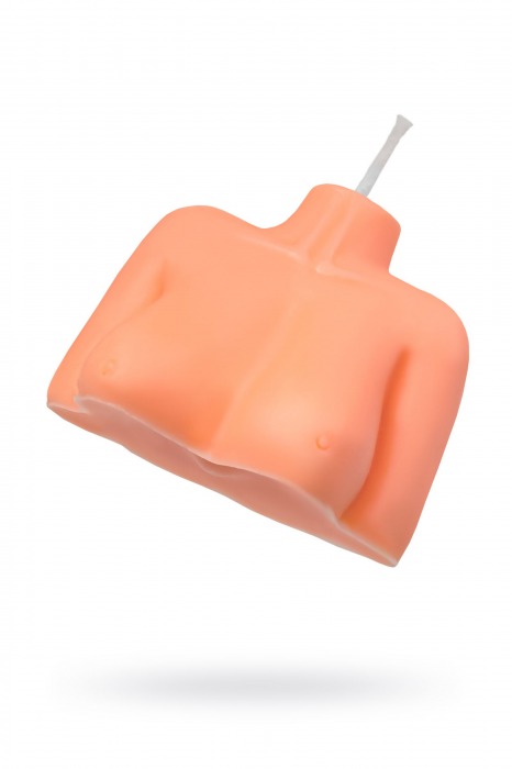 Оранжевая сувенирная свеча «Женский силуэт» - Pecado - купить с доставкой в Воронеже