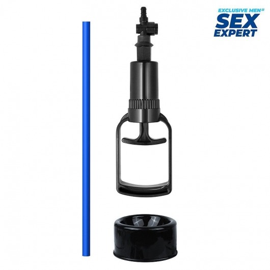 Комплект запасных частей для помпы: ручка, шланг и уплотнительная насадка - Sex Expert - купить с доставкой в Воронеже