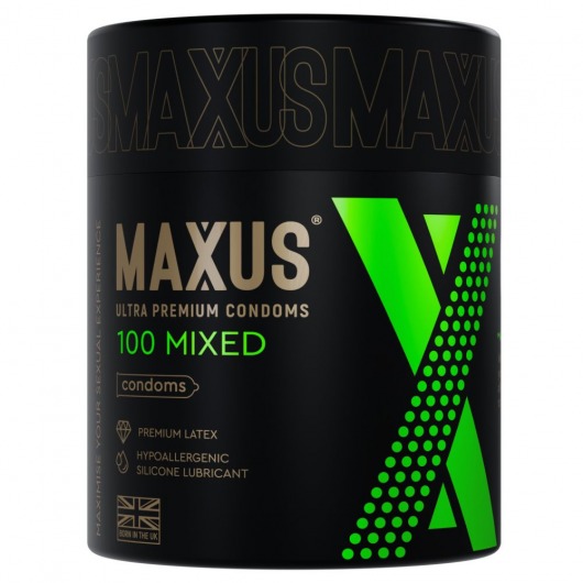 Презервативы MAXUS Mixed - 100 шт. - Maxus - купить с доставкой в Воронеже