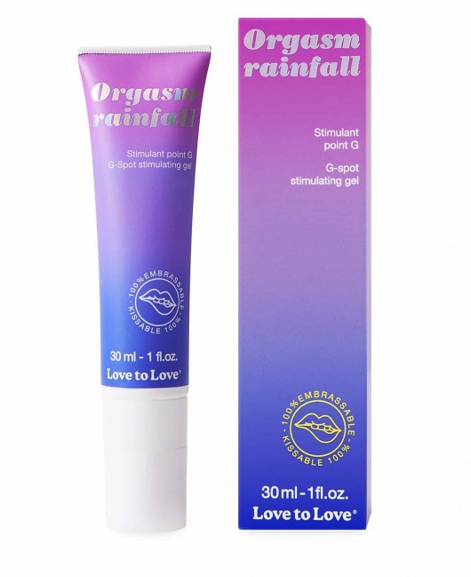 Гель для стимуляции G-точки зоны Orgasm Rainfall - 30 мл. - Love to Love - купить с доставкой в Воронеже