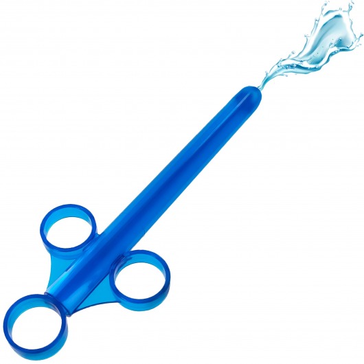 Синий шприц для введения лубриканта XL Lubricant Launcher - XR Brands - купить с доставкой в Воронеже