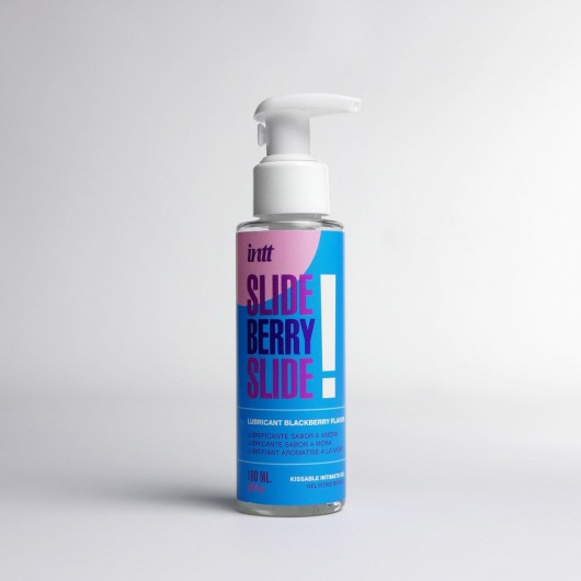 Увлажняющий гель с ароматом ежевики Slide Berry Slide - 100 мл. - INTT - купить с доставкой в Воронеже