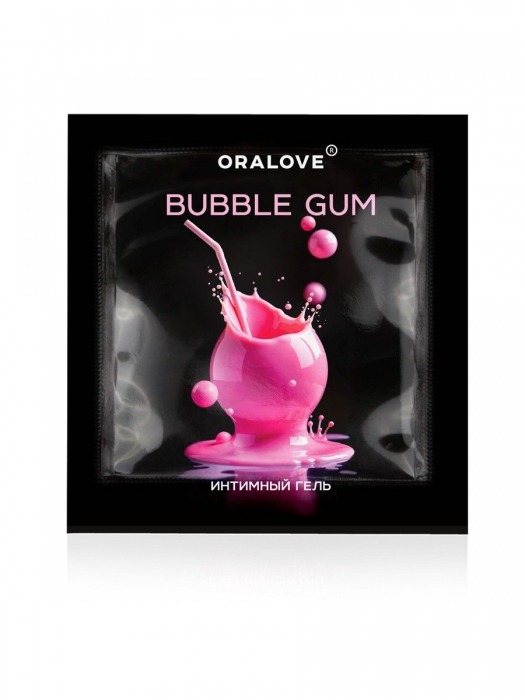 Саше съедобной оральной смазки OraLove с ароматом бабл-гам - 3 гр. - Биоритм - купить с доставкой в Воронеже