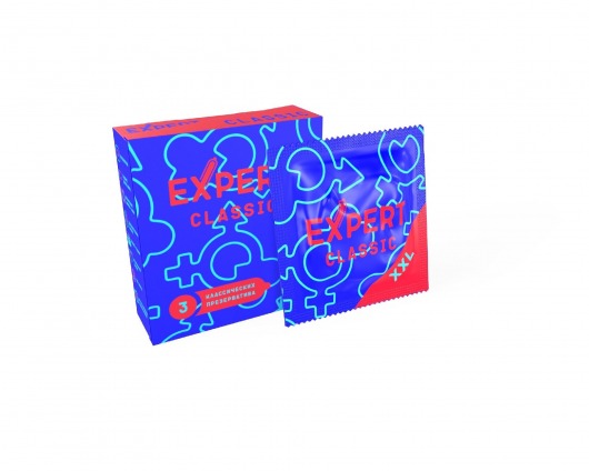 Презервативы увеличенного размера Expert Classic XXL - 3 шт. - Expert - купить с доставкой в Воронеже
