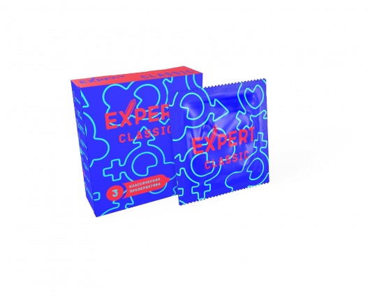Классические презервативы Expert Classic - 3 шт. - Expert - купить с доставкой в Воронеже